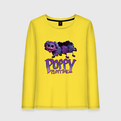 Лонгслив хлопковый женский POPPY PLAYTIME PJ Pug-a-Pillar, цвет: желтый