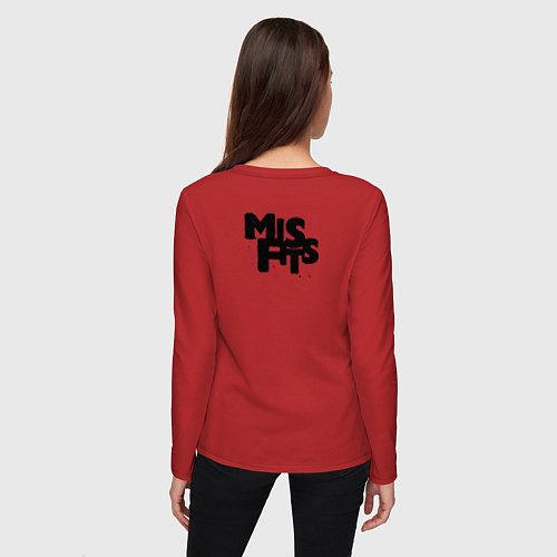 Женский лонгслив Nathan Young / Красный – фото 4