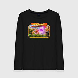 Лонгслив хлопковый женский Supraland cup, цвет: черный