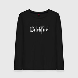 Лонгслив хлопковый женский Witchfire, цвет: черный