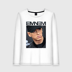 Лонгслив хлопковый женский Eminem фото, цвет: белый