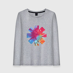 Лонгслив хлопковый женский RHCP Color, цвет: меланж