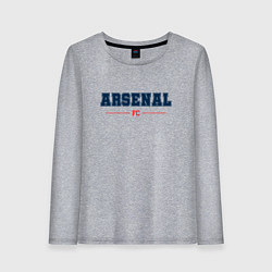 Лонгслив хлопковый женский Arsenal FC Classic, цвет: меланж