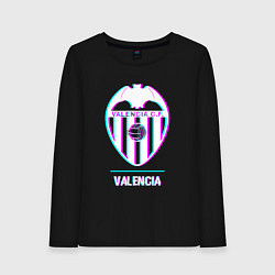 Женский лонгслив Valencia FC в стиле Glitch