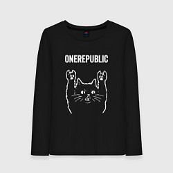Женский лонгслив OneRepublic Рок кот One Republic