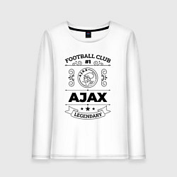 Женский лонгслив Ajax: Football Club Number 1 Legendary