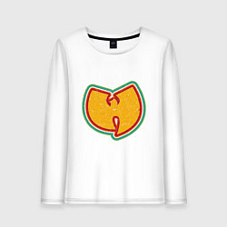 Лонгслив хлопковый женский Wu-Tang Colors, цвет: белый