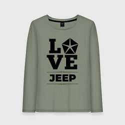 Женский лонгслив Jeep Love Classic