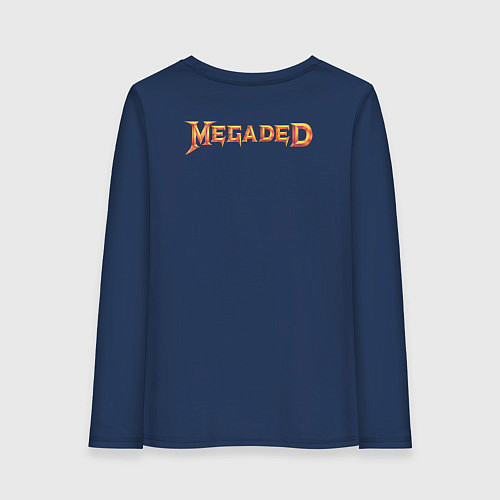 Женский лонгслив MEGADED / Тёмно-синий – фото 2