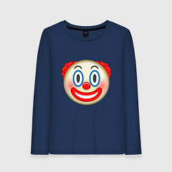 Женский лонгслив Эмодзи Клоун