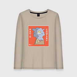 Лонгслив хлопковый женский J2-RC rcnotbrand, цвет: миндальный