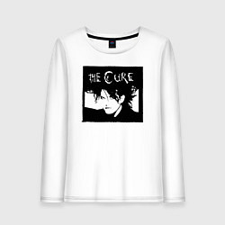 Лонгслив хлопковый женский The Cure Роберт Смит, цвет: белый