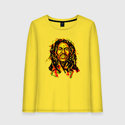 Женский лонгслив Боб Марли Арт Плиты