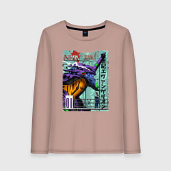 Женский лонгслив EVA 01 Poster - Evangelion