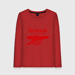 Лонгслив хлопковый женский Arsenal: The gunners, цвет: красный