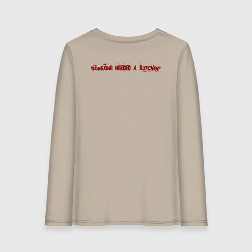 Женский лонгслив Pudge Butcher of Dota 2 / Миндальный – фото 2