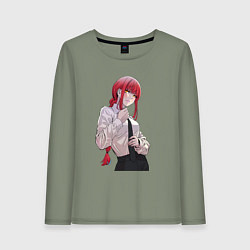 Женский лонгслив Просто Макима с галстуком