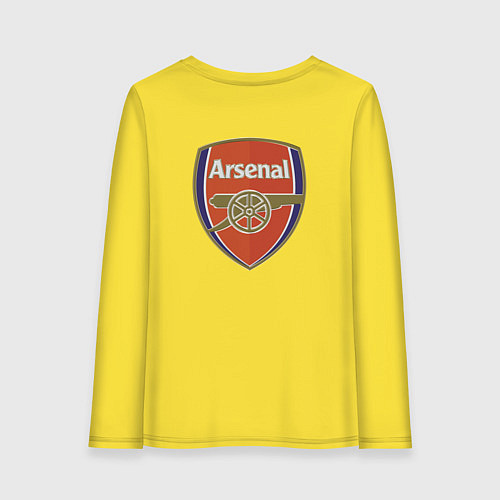Женский лонгслив Arsenal - sweeper - England - London / Желтый – фото 2