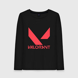 Женский лонгслив Valorant - logo