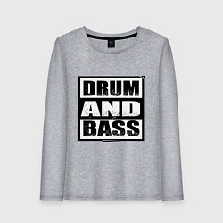 Женский лонгслив DnB cube