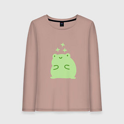 Женский лонгслив Лягушка Kawaii
