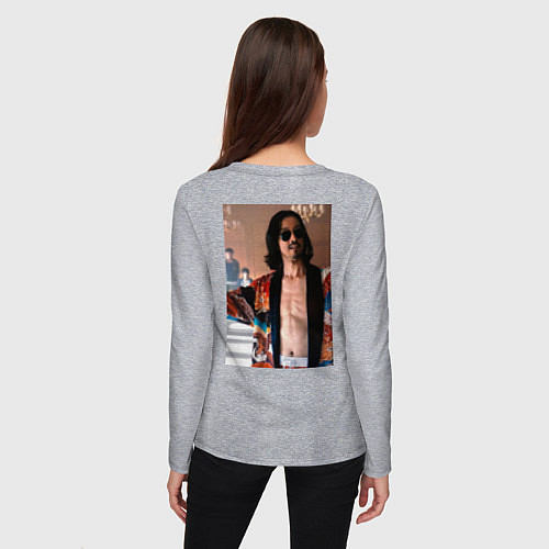 Женский лонгслив Алиса в Пограничье- Шляпник / Меланж – фото 4