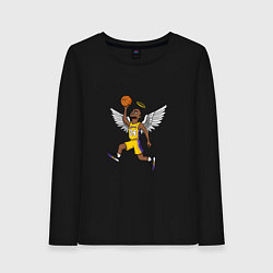Лонгслив хлопковый женский Kobe Simpson, цвет: черный