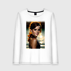 Женский лонгслив Эмма Уотсон