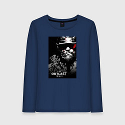 Лонгслив хлопковый женский The Outlast Trials Лиланд Койл, цвет: тёмно-синий