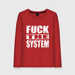 Женский лонгслив SoD - f**k the system