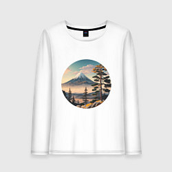 Женский лонгслив Природа Японии и Дальнего Востока