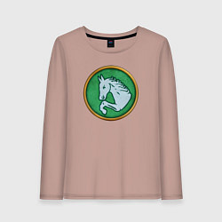 Лонгслив хлопковый женский Армения Rome: Total War, цвет: пыльно-розовый