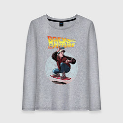 Женский лонгслив Marty hoverboard