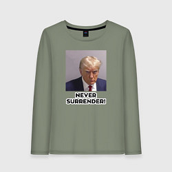 Женский лонгслив Трамп в тюрьме