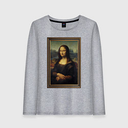 Лонгслив хлопковый женский Mona Lisa - original, цвет: меланж
