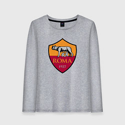 Лонгслив хлопковый женский Roma sport fc, цвет: меланж
