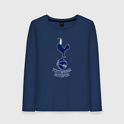 Лонгслив хлопковый женский Tottenham Hotspur fc sport, цвет: тёмно-синий