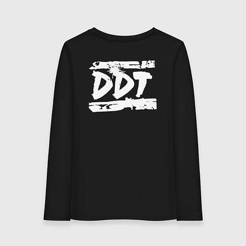 Женский лонгслив Завтра всё будет иначе / Черный – фото 2