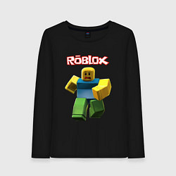 Женский лонгслив Roblox бегущий персонаж