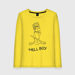 Женский лонгслив Bart hellboy Lill Peep