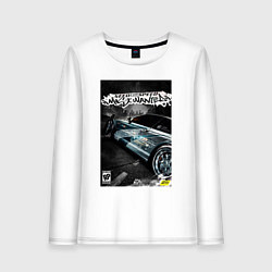 Лонгслив хлопковый женский Most wanted - BMW, цвет: белый