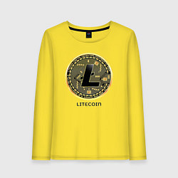 Женский лонгслив Litecoin крипта