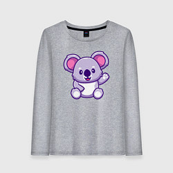 Женский лонгслив Привет от коалы