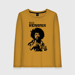 Лонгслив хлопковый женский Johnny Allen Hendrix, цвет: горчичный