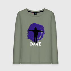 Лонгслив хлопковый женский Depeche Mode - Dave in devotional tour, цвет: авокадо