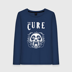 Лонгслив хлопковый женский The Cure rock panda, цвет: тёмно-синий