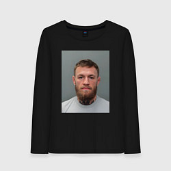 Лонгслив хлопковый женский Conor McGregor magshot, цвет: черный