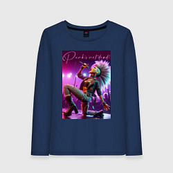 Женский лонгслив Барби поёт панк-рок