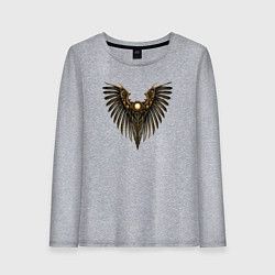 Женский лонгслив Знак крыльев