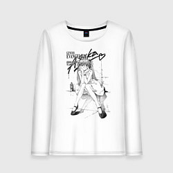 Женский лонгслив Евангелион Аска Сорью